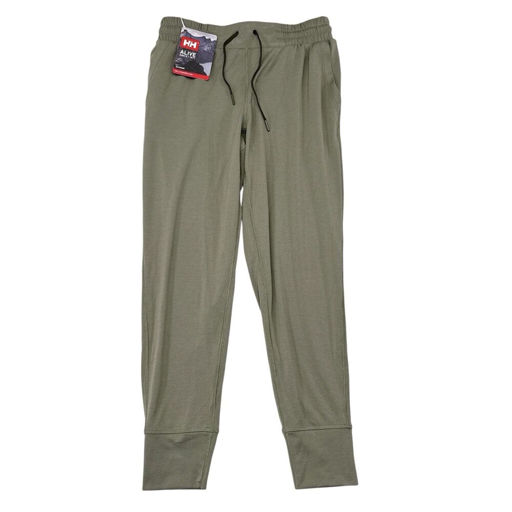 Helly Hansen Women's Lifa Tech Lite Jogger Pants Size Small Green Athleisure NEW